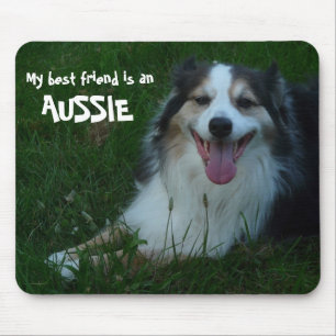 Mousepad Meu melhor amigo é um Aussie!