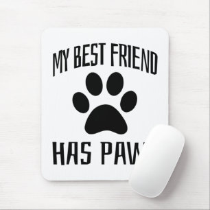 Mousepad Meu Melhor Amigo Tem Patas - Amantes de Cachorro