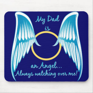 Mousepad Meu pai é um anjo