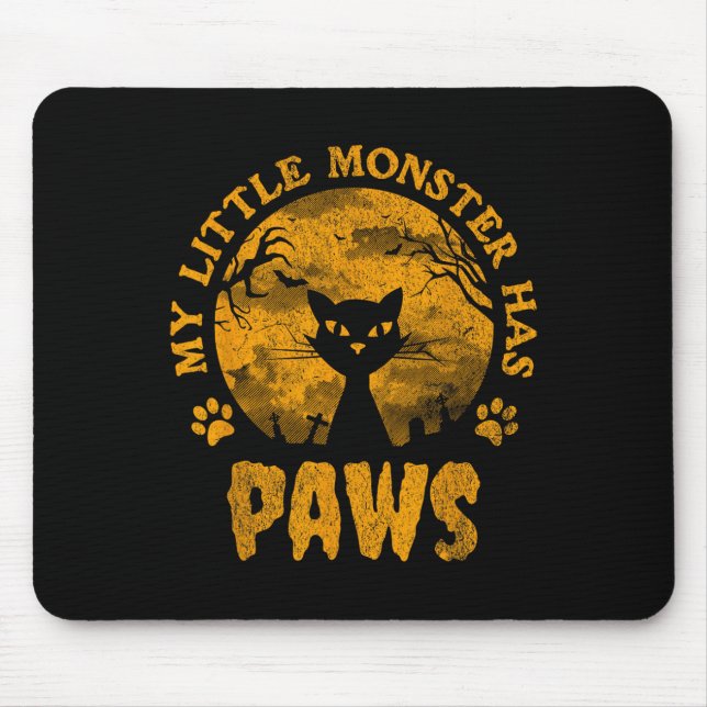 Mousepad Meu Pequeno Monstro Tem Patas Loucas (Frente)