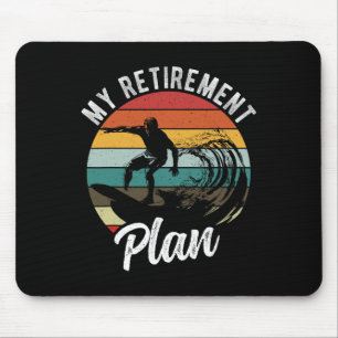 Mousepad Meu Plano de Aposentadoria Surfando Plano de Apose