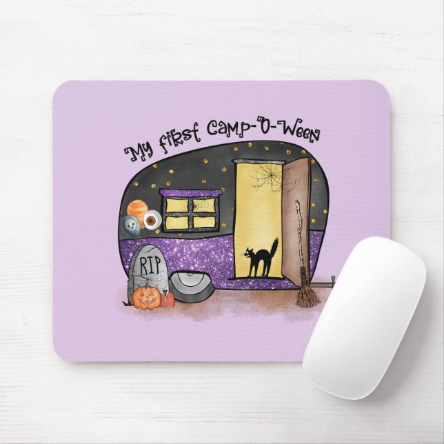 Mousepad Meu Primeiro Campo-O-Ween | Campo de Halloween (Com mouse)
