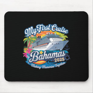 Mousepad Meu Primeiro Cruzeiro Bahamas 2025 Cute First Crui