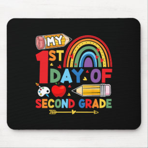 Mousepad Meu Primeiro Dia Na 2ª Série Segunda Série Arco-Ír
