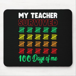 Mousepad Meu Professor Sobreviveu A 100 Dias De Minhas Cria