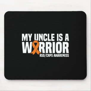 Mousepad Meu Tio É Um Guerreiro Laranja Fita Awaren