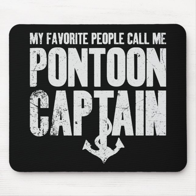 Mousepad Meus Amados Me Chamam de Capitão da Pontão (Frente)