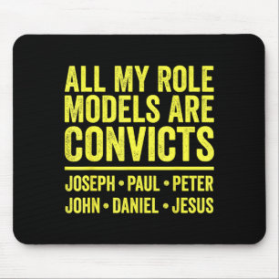 Mousepad Meus ídolos são condenados joseph paul peter john