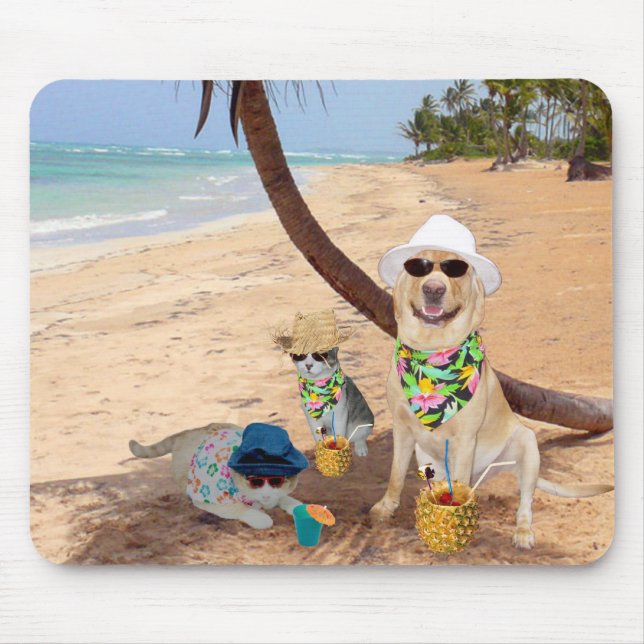 Mousepad Meus meninos em férias (Frente)