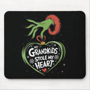 Mousepad Meus Netos Roubaram Minha Família De Natal Cardíac