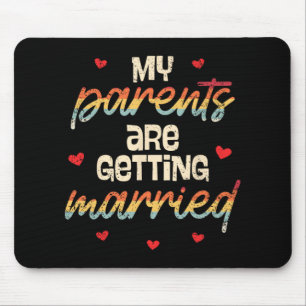 Mousepad Meus Pais Estão Se Casando Noivado de Casamento