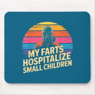 Mousepad Meus Puns Hilários de Pum Fazem Crianças Pequenas