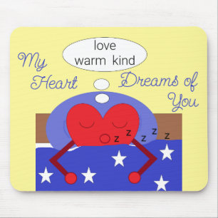 Mousepad Meus Sonhos Cardíacos de Você