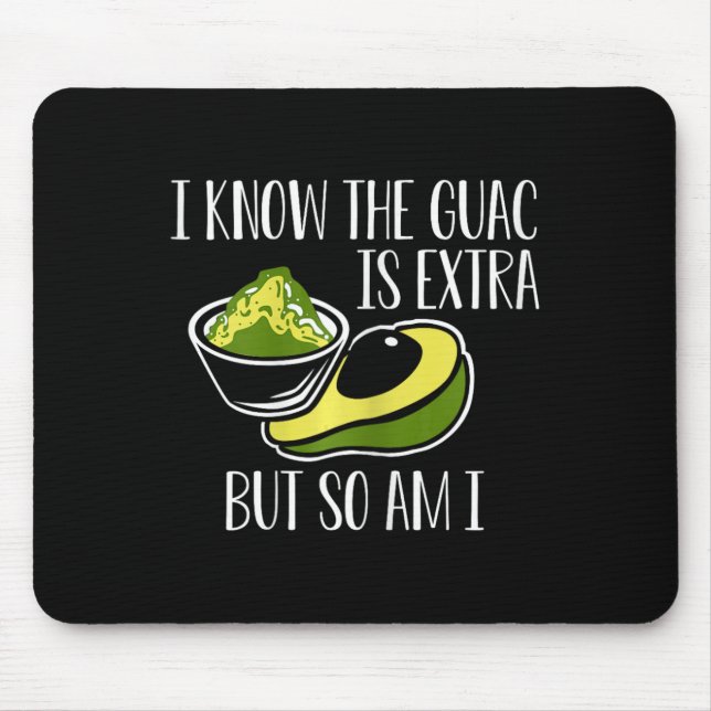 Mousepad Mexicano Guacamole Avocado Cinco De Mayo (Frente)