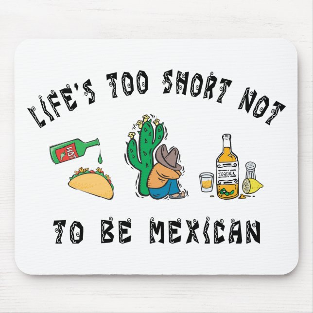 Mousepad Mexicano muito engraçado (Frente)