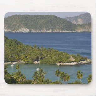 Mousepad México, Guerrero, Zihuatanejo. Praia Las Gatas-