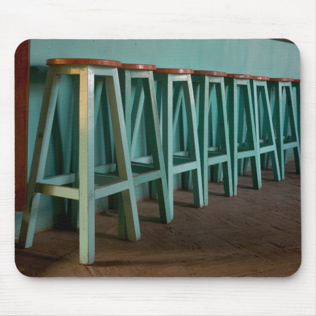 Mousepad México, Oaxaca, Bar Verde - Muro de Linha (Frente)