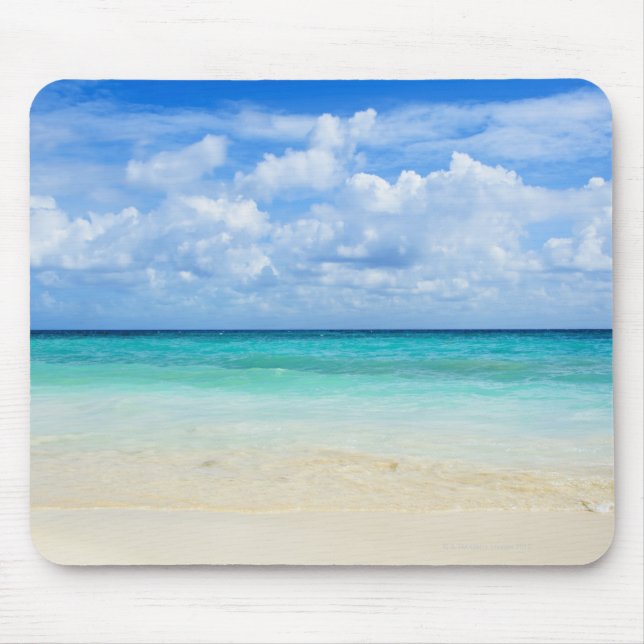 Mousepad México, Playa Del Carmen, praia tropical (Frente)