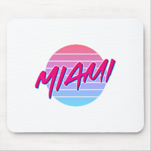 Mousepad Miami Sunset Neon Colors Style