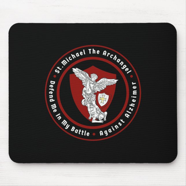 Mousepad Michael, o Arcanjo, ajuda-me contra Alzheime (Frente)