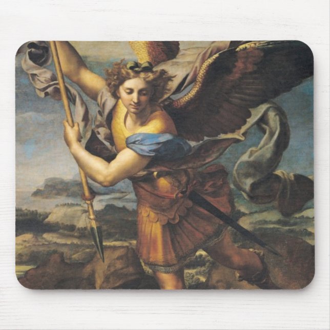 Mousepad Michael Overwhelming the Demon, 1518 (Frente)