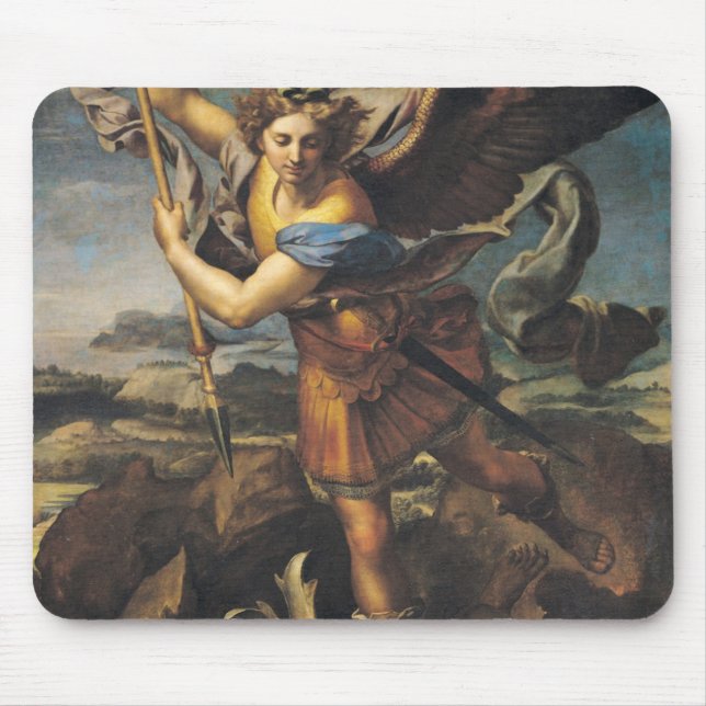 Mousepad Michael Overwhelming the Demon, 1518 (Frente)