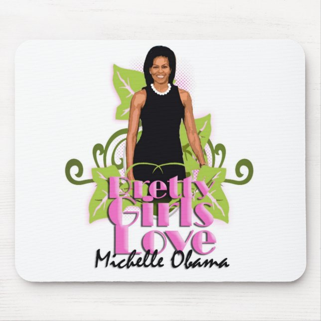 Mousepad Michelle O "meninas bonito ama" a almofada do (Frente)
