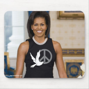 Mousepad Michelle Obama Primeira Dama da Paz