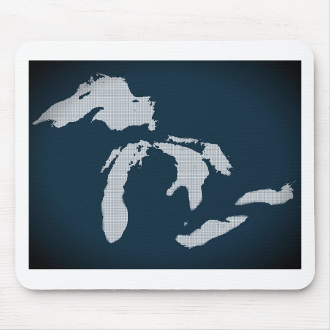Mousepad Michigan e os grandes lagos (Frente)