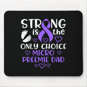 Mousepad Micro Pré-termo Nicu Novo Pai Forte Nascimento Pre
