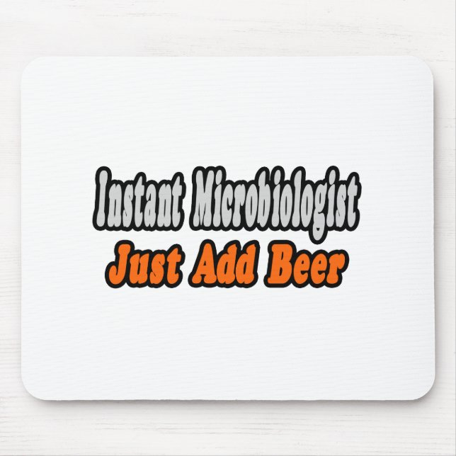 Mousepad Microbiólogo...Adicionar Cerveja (Frente)