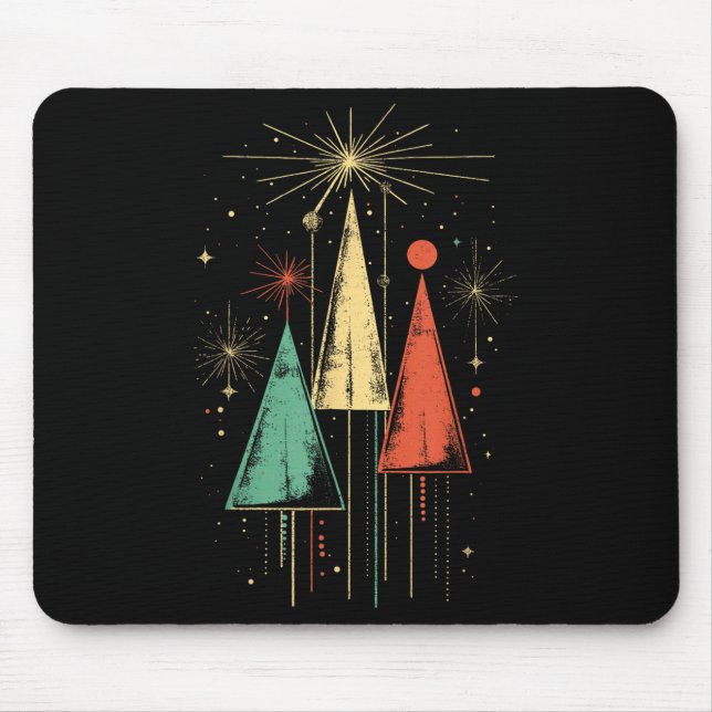 Mousepad Mid Century Modern Christmas  (Frente)
