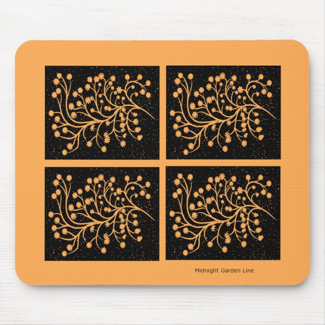 Mousepad Midnight Garden Line Golden Amber (Frente)