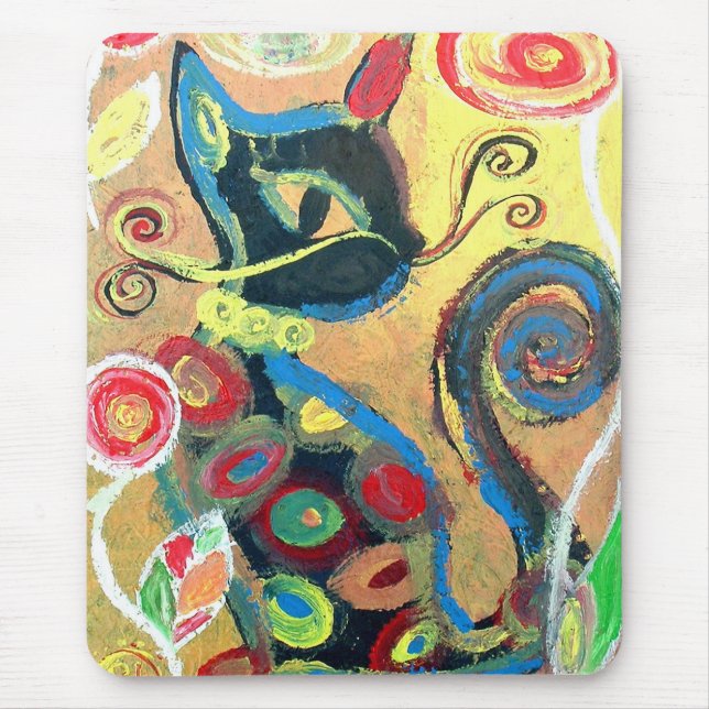 Mousepad miette no jardim (Frente)