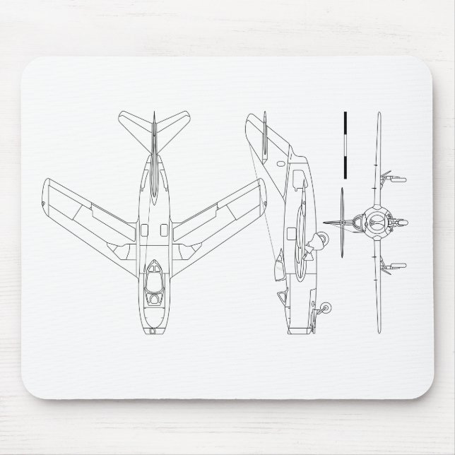 Mousepad Mig-15 (Frente)