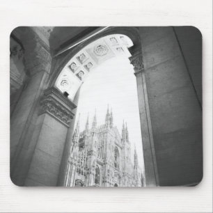 Mousepad Milano Itália, Galleria View of the Duomo