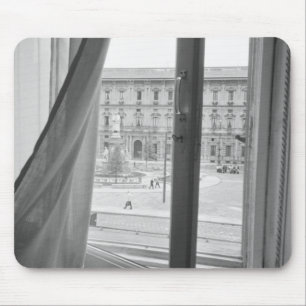 Mousepad Milão Itália, Vista da Janela da Ópera La Scala