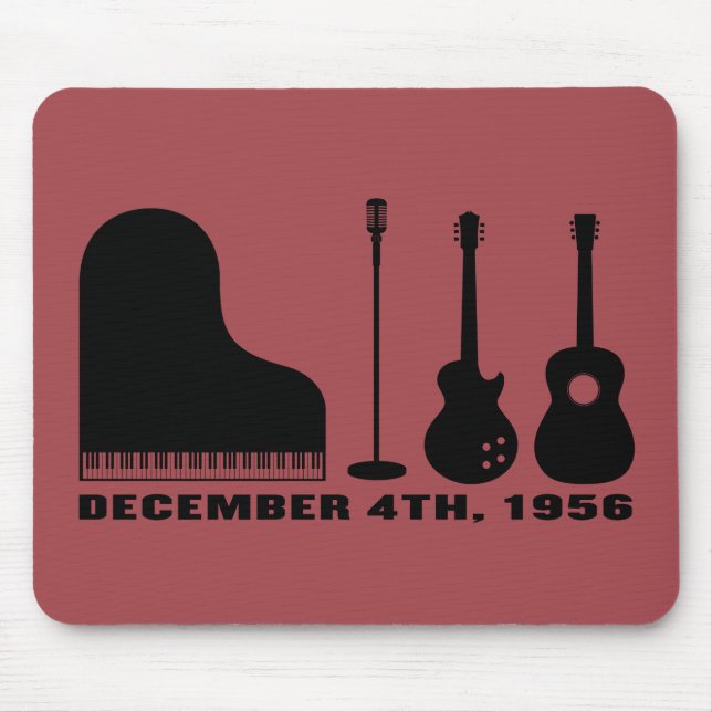 Mousepad Milhão instrumentos do quarteto do dólar - preto (Frente)