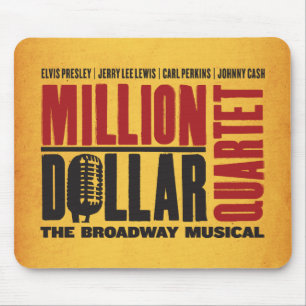 Mousepad Milhão logotipos do quarteto do dólar