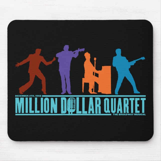 Mousepad Milhão quartetos do dólar no palco (Frente)