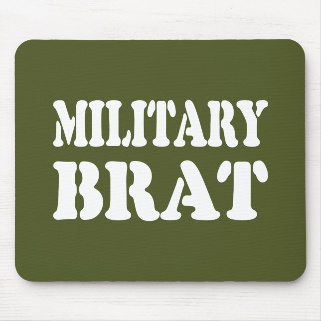 MOUSEPAD MILITAR BRAT (Frente)