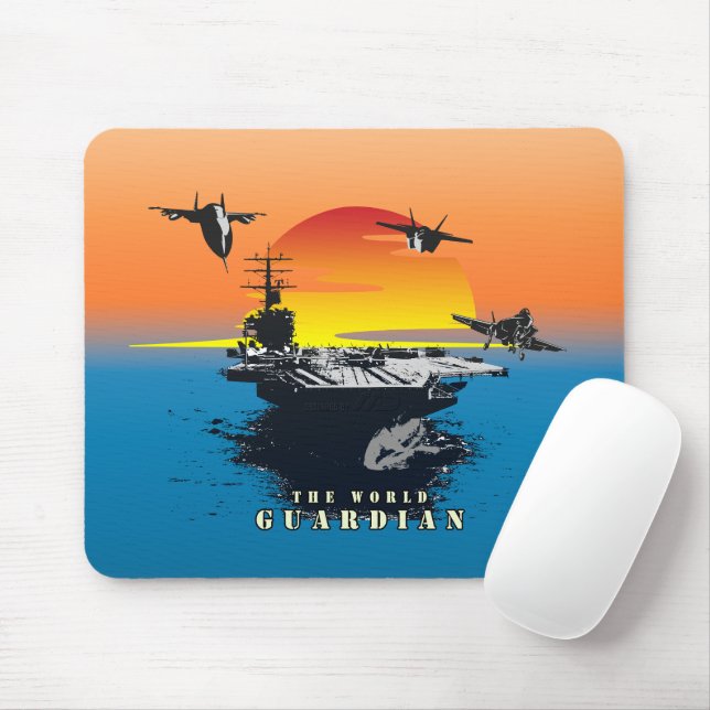 Mousepad Militar dos EUA | (Com mouse)