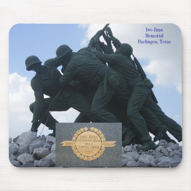 Mousepad Militar - memorial de Iwo Jima (Frente)
