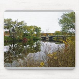 Mousepad Milwaukee River, West Bend, Wisconsin