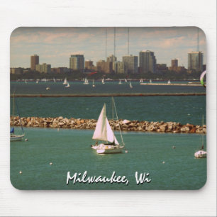 Mousepad Milwaukee, skyline dos WI