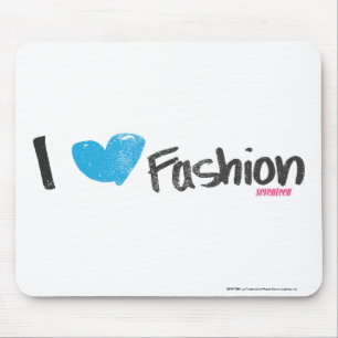Mousepad Mim amarelo da forma do coração