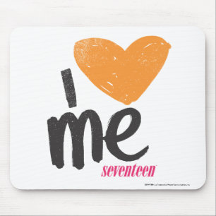 Mousepad Mim coração mim alaranjado
