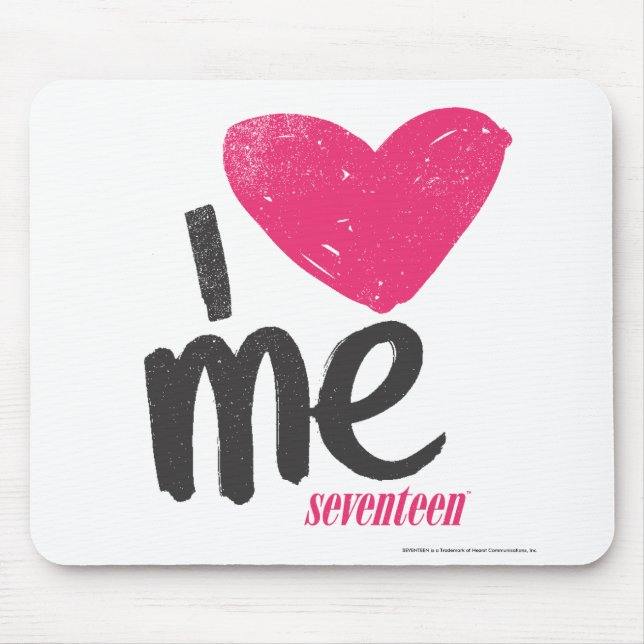 Mousepad Mim coração mim magenta (Frente)