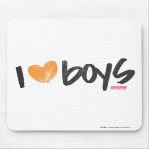 Mousepad Mim meninos do coração alaranjados