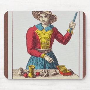 Mousepad Mim o mágico, sete cartões de tarot